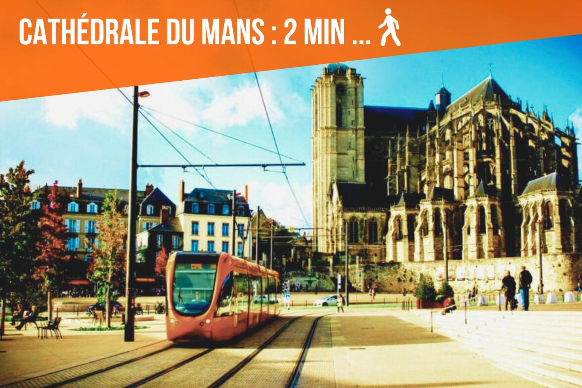 Le Mans City Sweet & Home - Climatise - Netflix - Wifi Fibre - Parking - Proche Circuit Des 24H & Centre-Ville - Accordhebergementconciergerie Zewnętrze zdjęcie